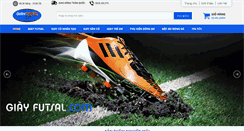 Desktop Screenshot of giayfutsal.com