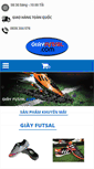 Mobile Screenshot of giayfutsal.com